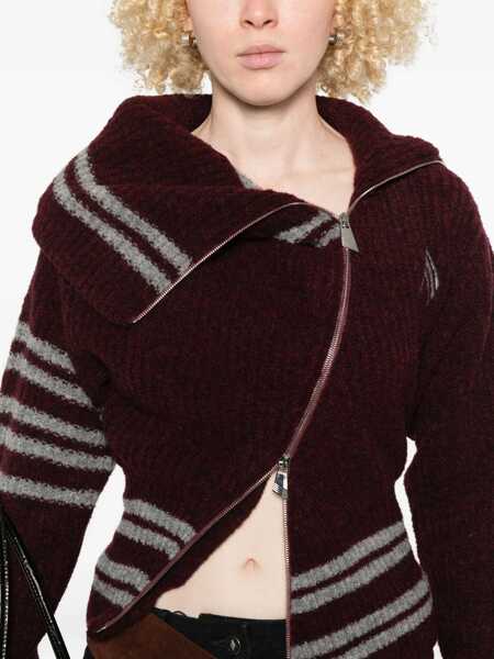 Cardigane THE ATTICO The Attico Cardigan Clothing RED Femei (BM 18600051) 4