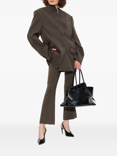 Sacouri THE ATTICO The Attico Brown Single-Breasted Blazer BROWN Femei (BM 18600108) 2