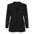 THE ATTICO The Attico Black Wool Gabardine Jacket Black
