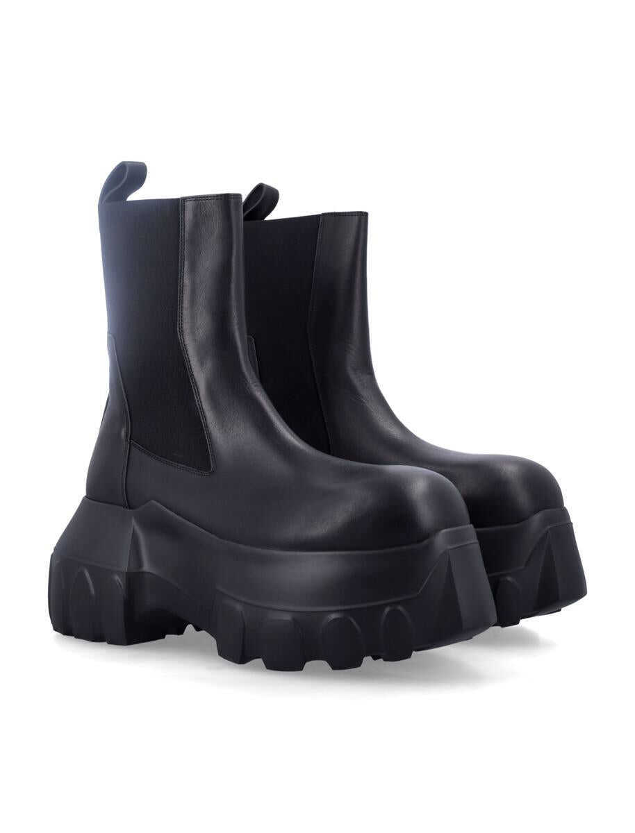 Pantofi cu toc Rick Owens Rick Owens Beatle Mega Tractor Boots Black Femei (BM 18600342) 2