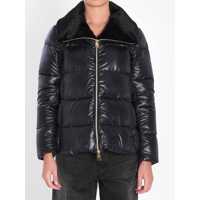 Geci Light Puffer With Collar Fur Femei