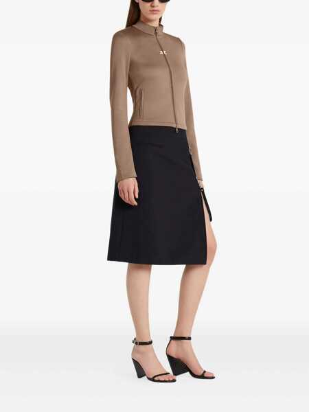 Fuste COURRGES Courrges Midi Skirt With Side Zip Black Femei (BM 18600531) 2