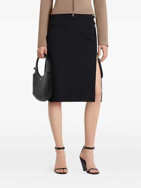 Fuste COURRGES Courrges Midi Skirt With Side Zip Black Femei (BM 18600531) 1