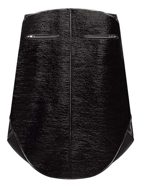 Fuste COURRGES Courrges Black High-Waisted Skirt With Glossy Effect Black Femei (BM 18600534) 5