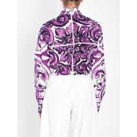 Imbracaminte Dama pagina 273 - Camasi Dolce & Gabbana Maiolica Print Shirt PURPLE Femei (BM 18600564) - B-mall.ro