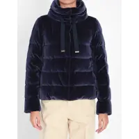 Geci Herno Velvet-Effect Jacket
