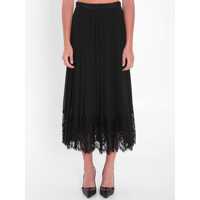 Fuste Lace Midi Skirt Femei