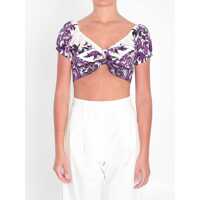 Topuri Top With Maiolica Print Femei