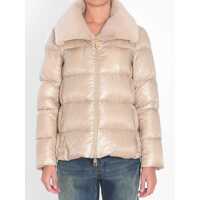 Geci Light Puffer With Collar Fur Femei