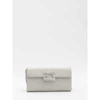 Genti mini Envelope Flower Strass Bag Femei