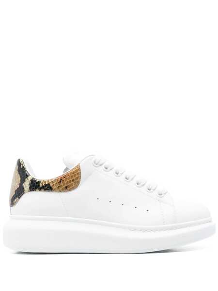 Sneakers Alexander McQueen Alexander McQueen Oversize Sneakers With Python Print Heel MULTICOLOUR Femei (BM 18600864) 1