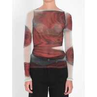 Topuri Blurry Roses Top Femei