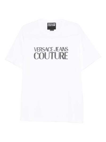 Tricouri Versace Jeans Couture Versace Jeans Couture Crew Neck T-Shirt With Print WHITE Barbati (BM 18601149) 1
