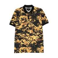 Tricouri Polo Versace Jeans Couture Baroque Print Polo Shirt Barbati