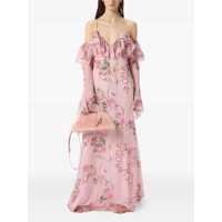 Rochii Blumarine Pink Midi Dress Femei