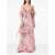 Blumarine Blumarine Pink Midi Dress ROSA/MAUVE ORCHID