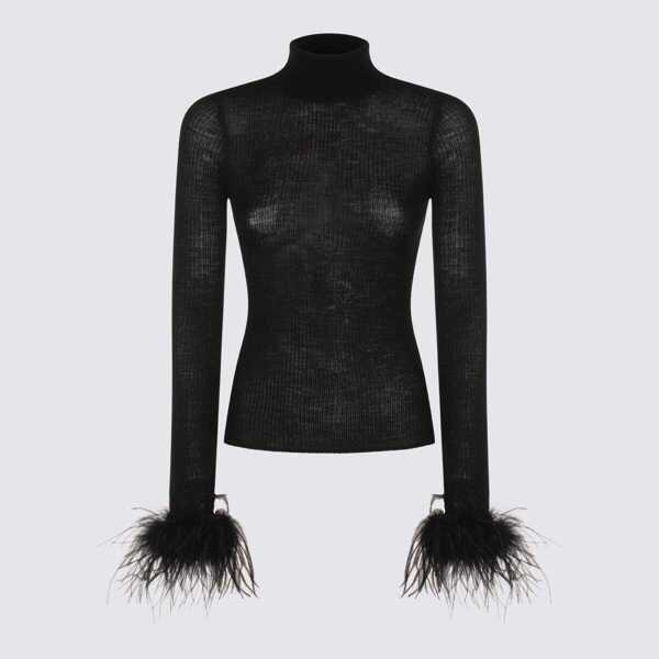 Pulovere Blumarine Blumarine Black Knitwear Black Femei (BM 18601869) 1