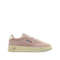Sneakers Autry 'Medalist' Sneakers In Pink Suede Leather Femei