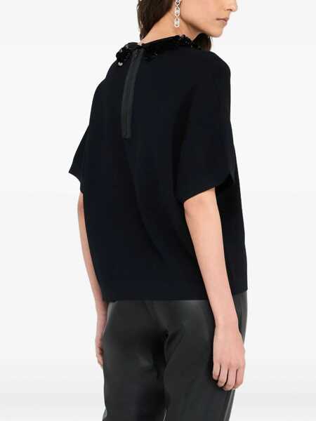 Topuri Liu Jo Liu Jo T-Shirts Black Femei (BM 18602313) 4