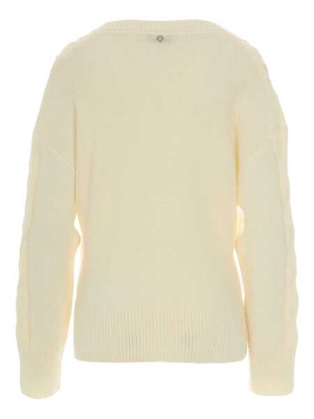 Pulovere Liu Jo Liu Jo Sweater STAR WHITE Femei (BM 18602325) 2