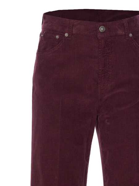 Pantaloni casual Dondup Dondup Trousers PURPLE Femei (BM 18602469) 3