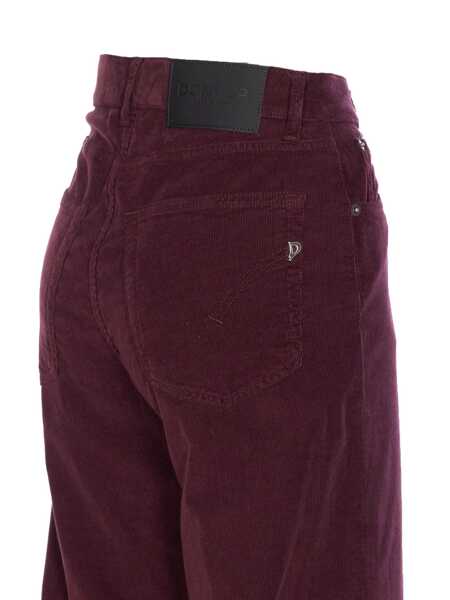 Pantaloni casual Dondup Dondup Trousers PURPLE Femei (BM 18602469) 4