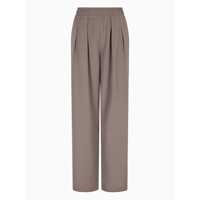 Pantaloni casual Emporio Armani Straight-Leg Trousers Femei