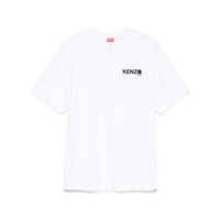 Tricouri Kenzo Black Cotton T-Shirt With Embroidered Tiger Logo Barbati