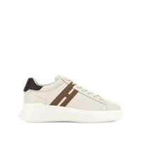 Sneakers Hogan 'H580' Sneakers In Beige Leather With Logo Barbati