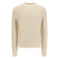 Pulovere Jil Sander Beige Knit Crewneck In Wool Barbati