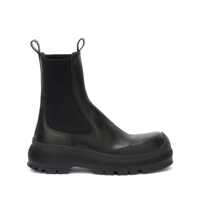 Bocanci Jil Sander Black Calfskin Ankle Boots Femei