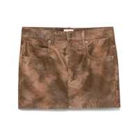 Fuste Isabel Marant Étoile Tobacco Brown 'Kimmy' Mini Skirt Femei