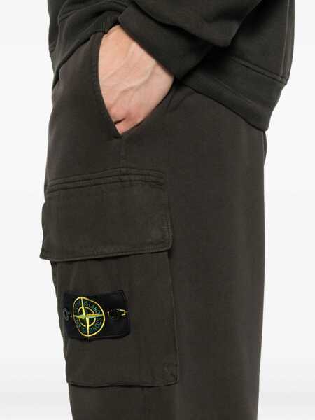 Pantaloni Stone Island Stone Island Tracksuit Bottoms With Logo Patch And Pockets Black Barbati (BM 18603582) 5