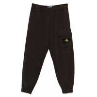 Pantaloni Stone Island Tracksuit Bottoms With Logo Patch And Pockets Barbati