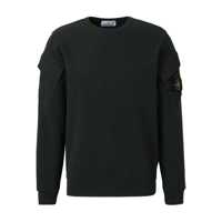 Pulovere Stone Island Crew Neck Sweater With Logo Patch Barbati