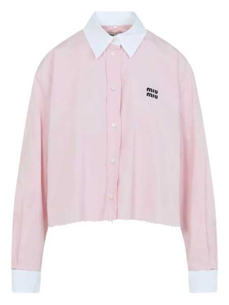 Camasi Miu Miu Miu Miu Shirts PINK Femei (BM 18603885) 1