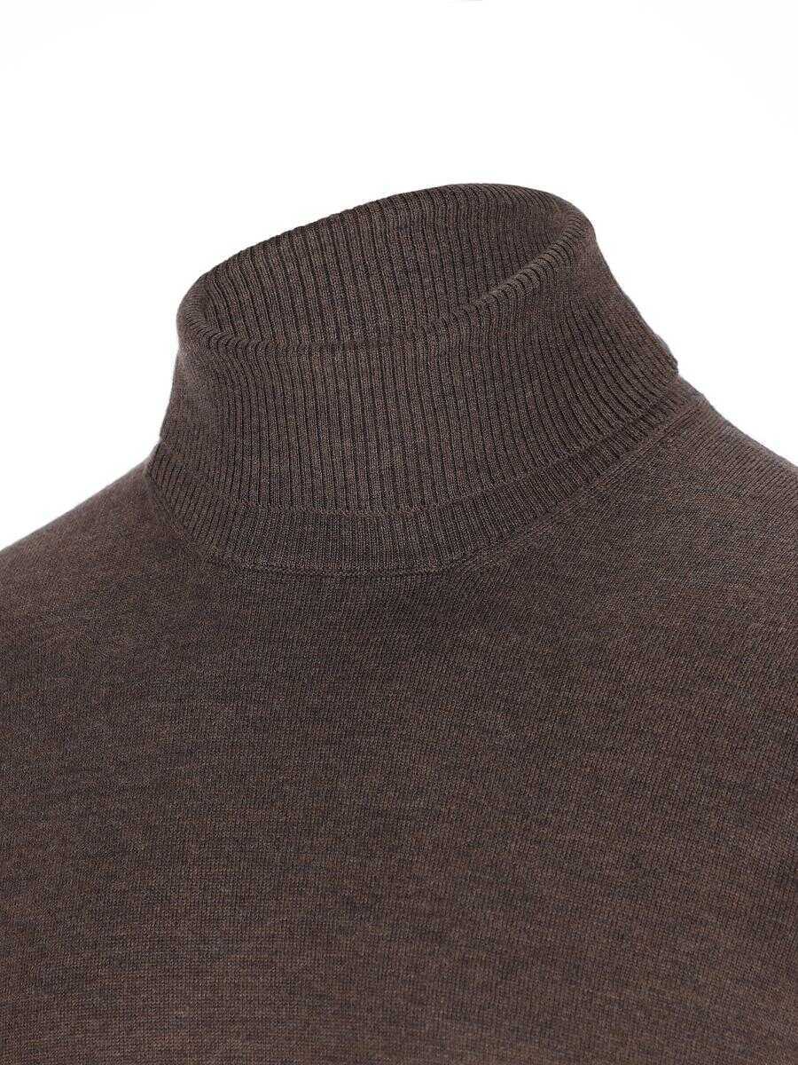 Pulovere Fay Fay Jerseys BROWN Barbati (BM 18604008) 3