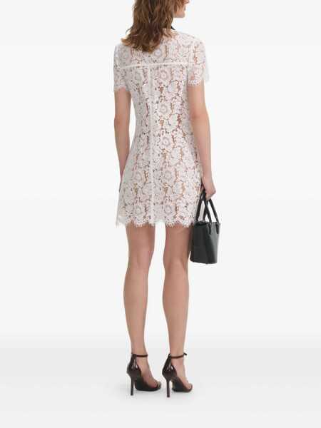 Rochii Self-Portrait Self-Portrait Embroidered Floral Lace Mini Dress WHITE Femei (BM 18604107) 4