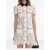 Self-Portrait Self-Portrait Embroidered Floral Lace Mini Dress WHITE