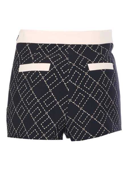 Pantaloni casual Elisabetta Franchi Elisabetta Franchi Shorts Black Femei (BM 18604611) 2