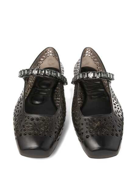 Balerini Jimmy Choo Jimmy Choo Flat Shoes Black Femei (BM 18604683) 4