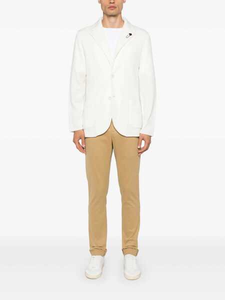 Pantaloni Dondup Dondup Gaubert Trousers In Stretch Cotton Twill Beige Barbati (BM 18604761) 2