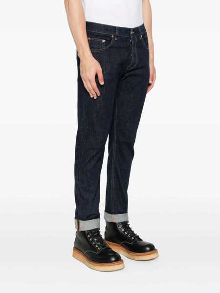 Blugi Dondup Dondup Icon Regular-Fit Blue Jeans BLUE Barbati (BM 18604800) 3