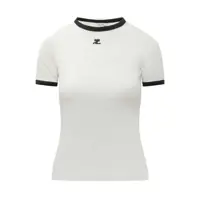 Tricouri Courrèges Signature T-Shirt Femei