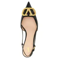 Pantofi cu toc Dama - Pantofi cu toc Valentino Garavani Valentino Garavani Slingback Valentino Garavani Vlogo Signature Black Femei (BM 18604923) - B-mall.ro