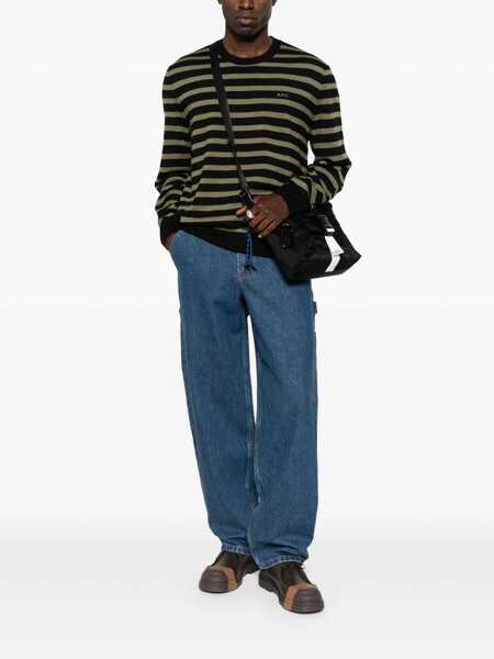 Pulovere A.P.C. A.P.C. Pull Matthias NOIR/KAKI Barbati (BM 18604950) 2