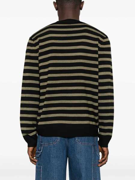 Pulovere A.P.C. A.P.C. Pull Matthias NOIR/KAKI Barbati (BM 18604950) 4