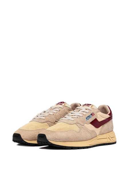 Sneakers AUTRY Autry Medalist Sneakers In Beige And Brown With Suede Inserts BEIGE E ROSSO Barbati (BM 18605004) 2