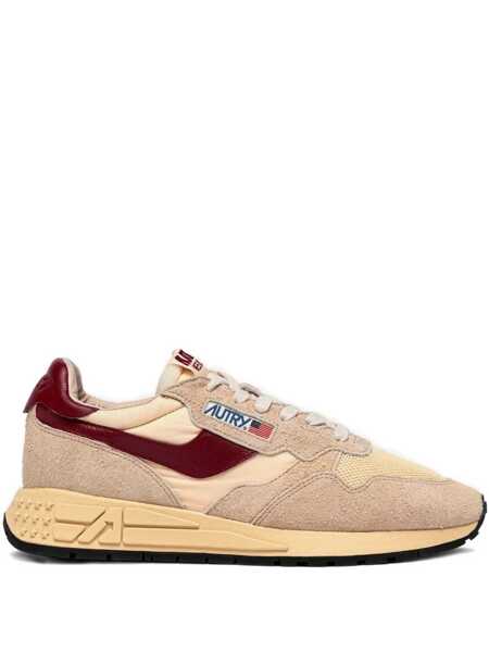 Sneakers AUTRY Autry Medalist Sneakers In Beige And Brown With Suede Inserts BEIGE E ROSSO Barbati (BM 18605004) 1