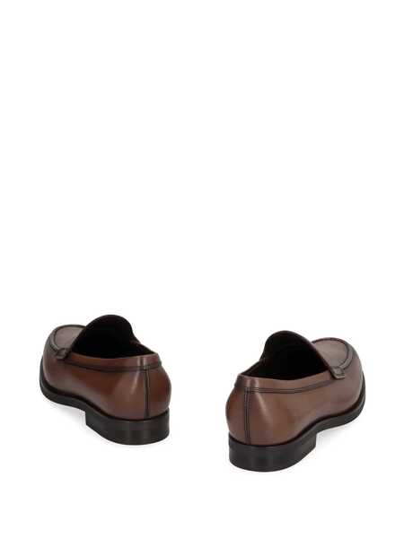 Sandale TODS TodS Brown Calfskin Loafers BROWN Barbati (BM 18605094) 4